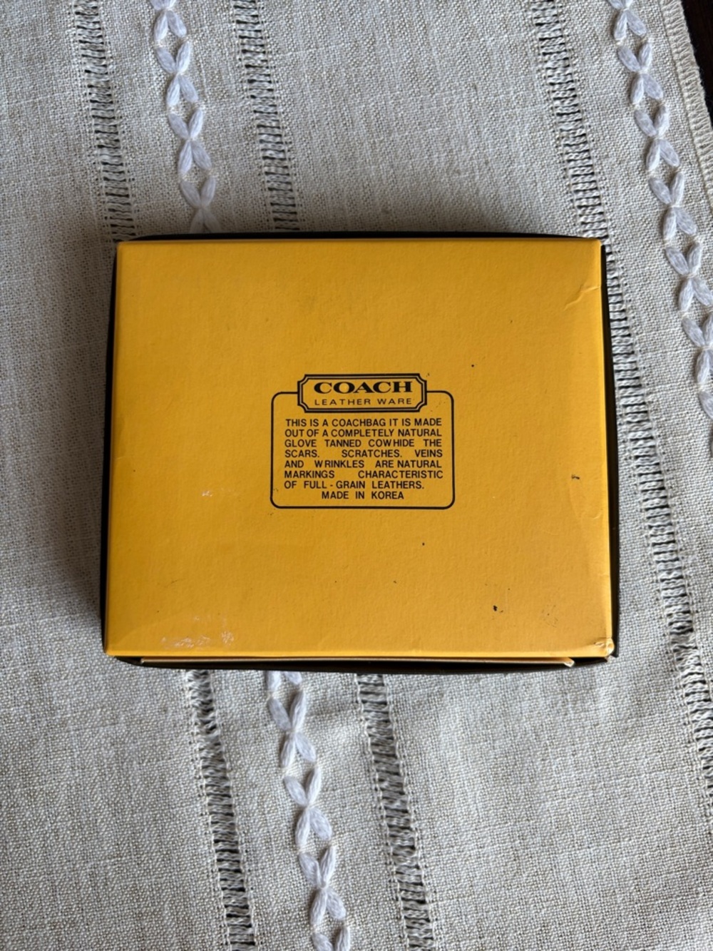 Vintage Coach Leather Ware Men's Bifold Card Holder Wallet late 80s early 90’s - Picture 3 of 12